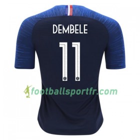 Tenue France Dembele 11 Domicile Coupe du monde 2018 Maillot de Foot